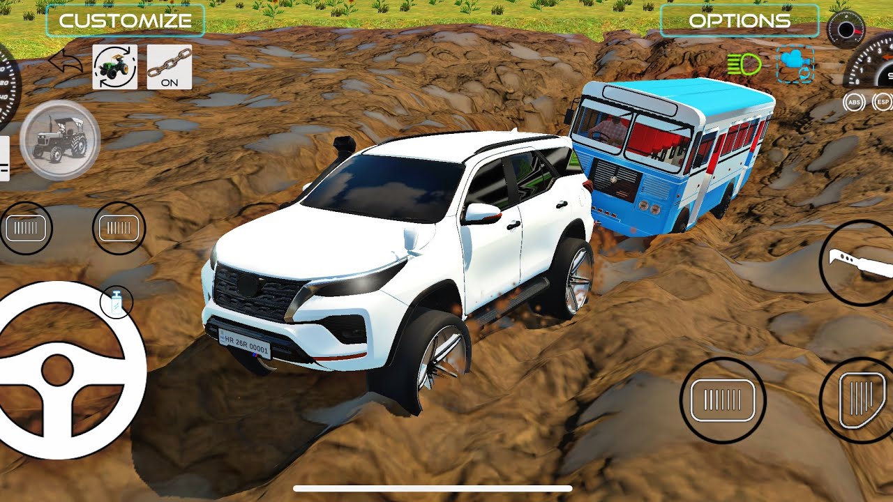 😱Drive Dumper and Unloading Stone From Dumper Truck in Game🔥 #scorpio #4x4#thar #fortuner #gameplay 
