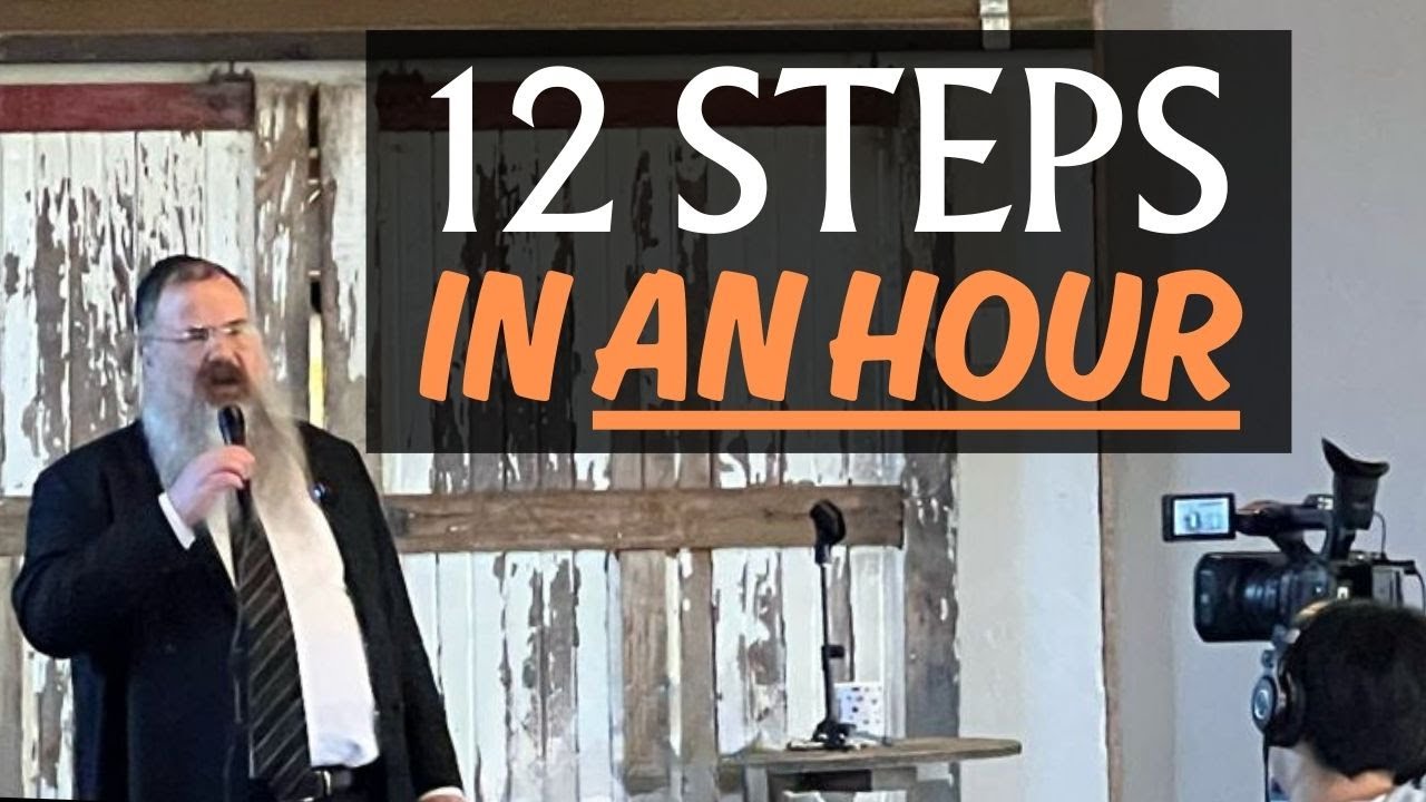 Rabbi sums up RECOVERY from ADDICTION in 1 hour | #recovery #higherpower #twelvesteps