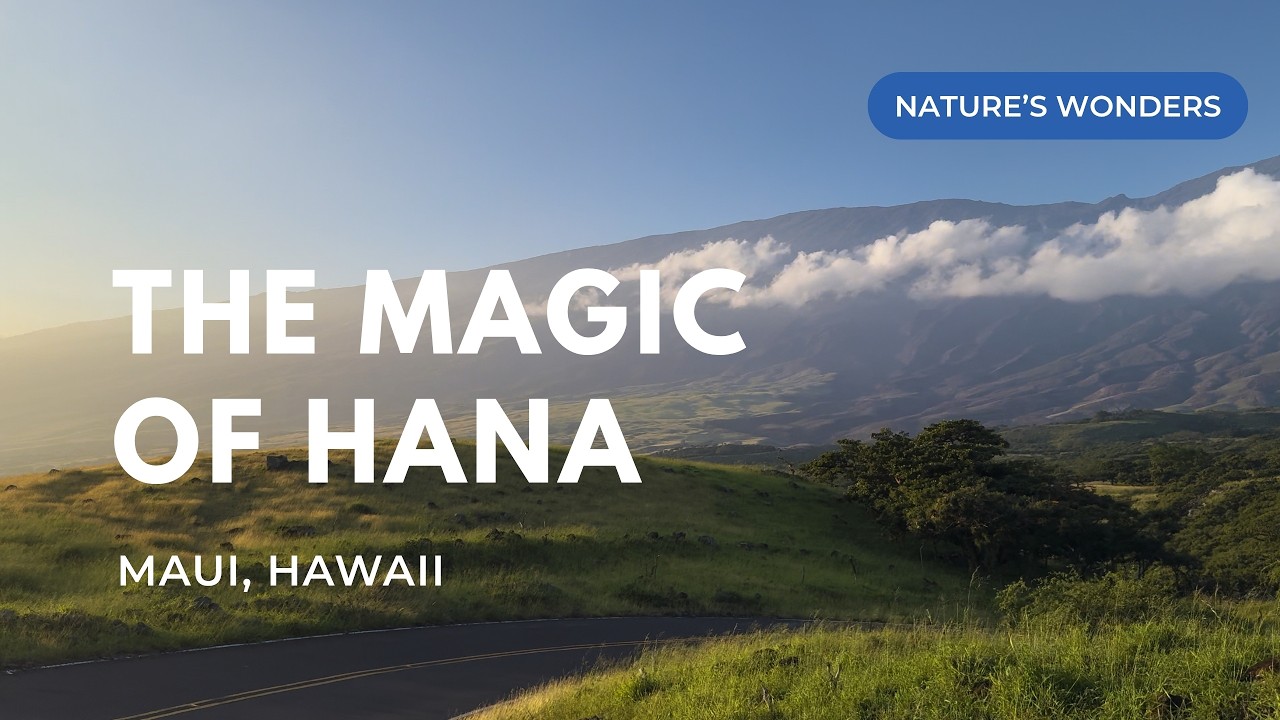 Road to Hana, Maui | Waterfalls, Volcanic Beaches & Haleakala Backside 4K