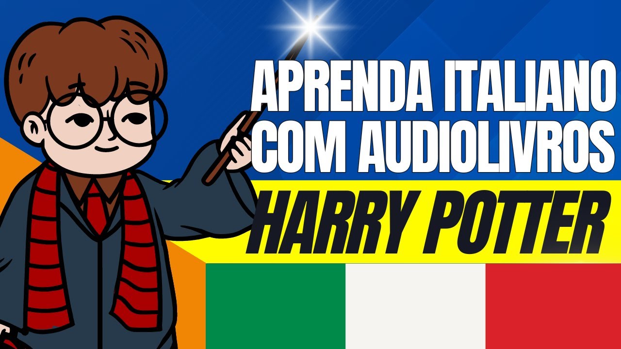 Audiolivro LENTO Harry Potter - Áudio em ITALIANO e texto em ITALIANO/PORTUGUÊS - Aprenda Italiano