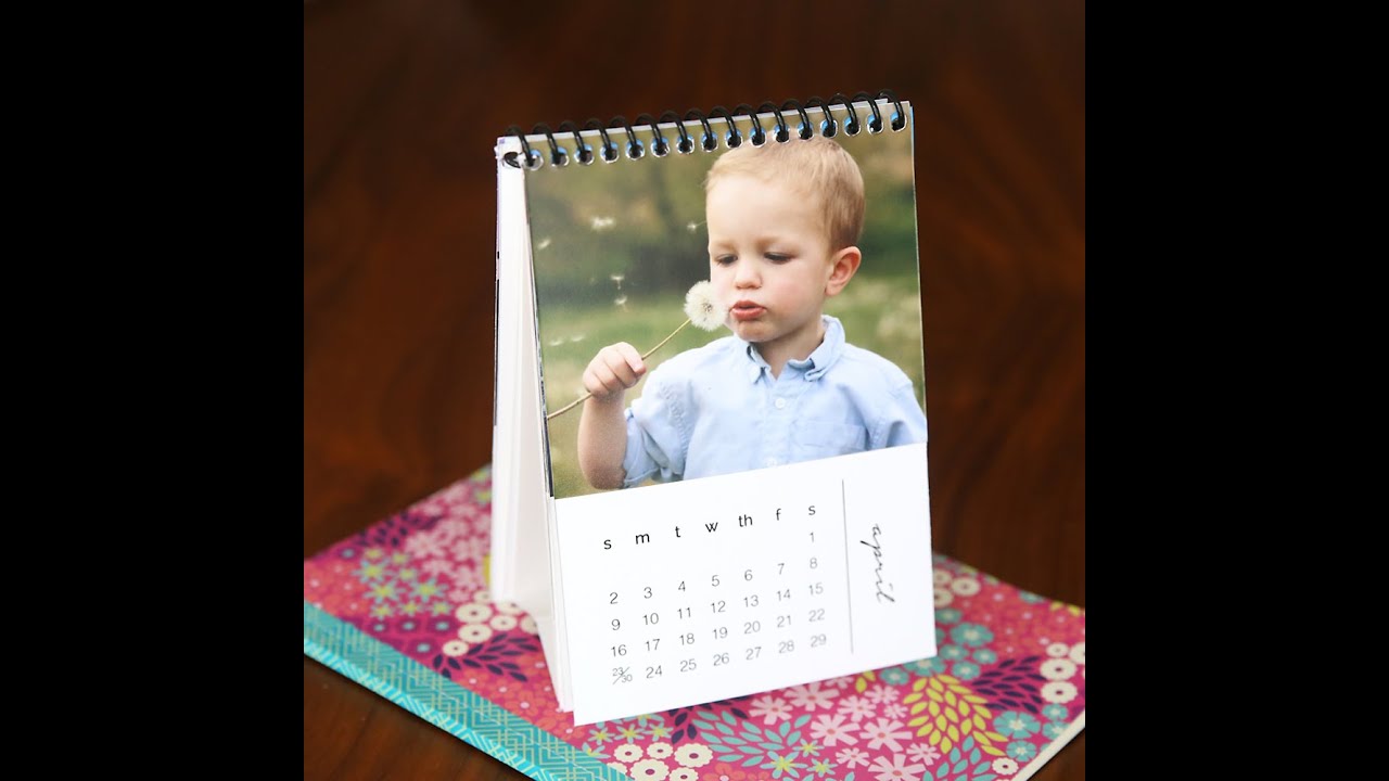 Make a stand for calendar cards 2017