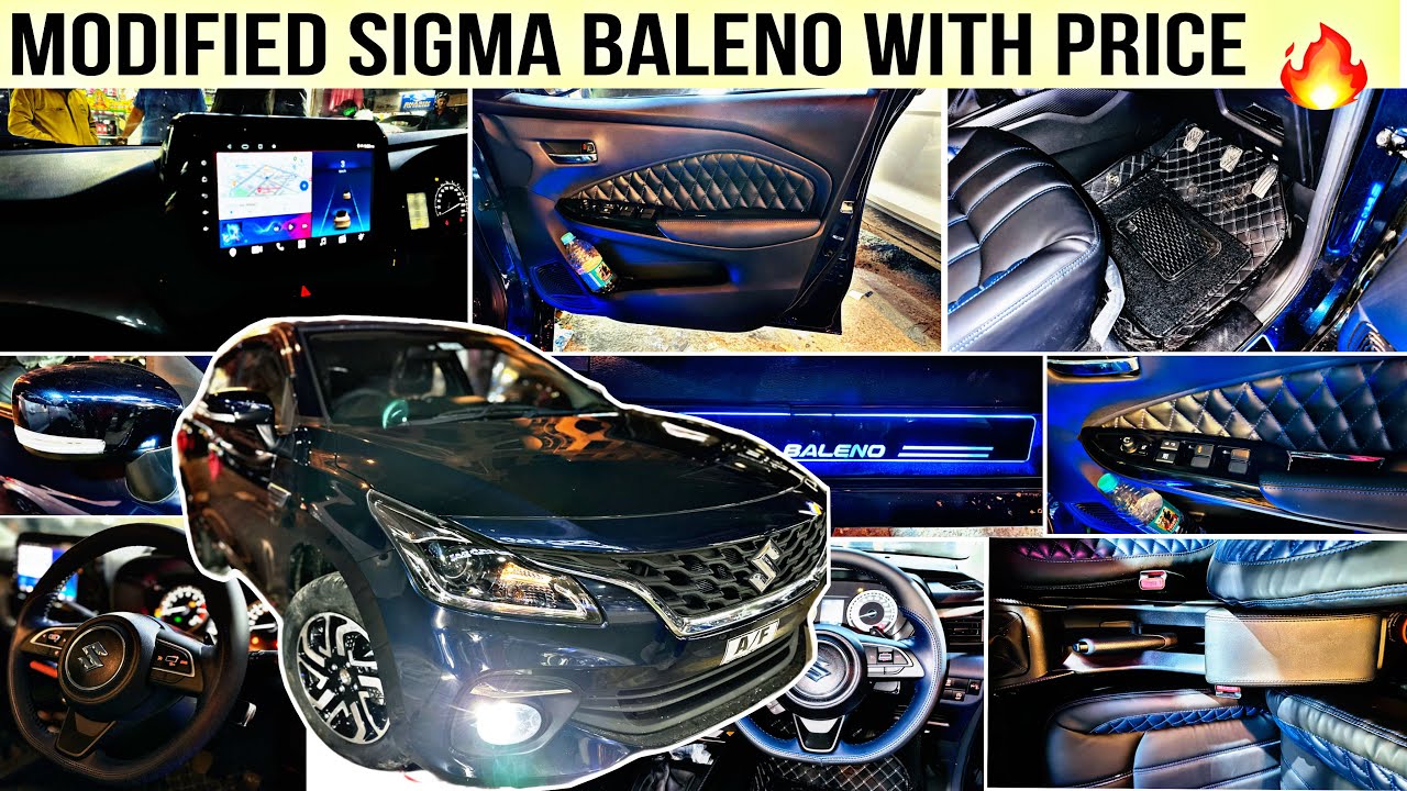 Modified baleno sigma 🔥 Baleno 2024 base to top modification 🔥 Baleno Nexa genuine Accessories✅