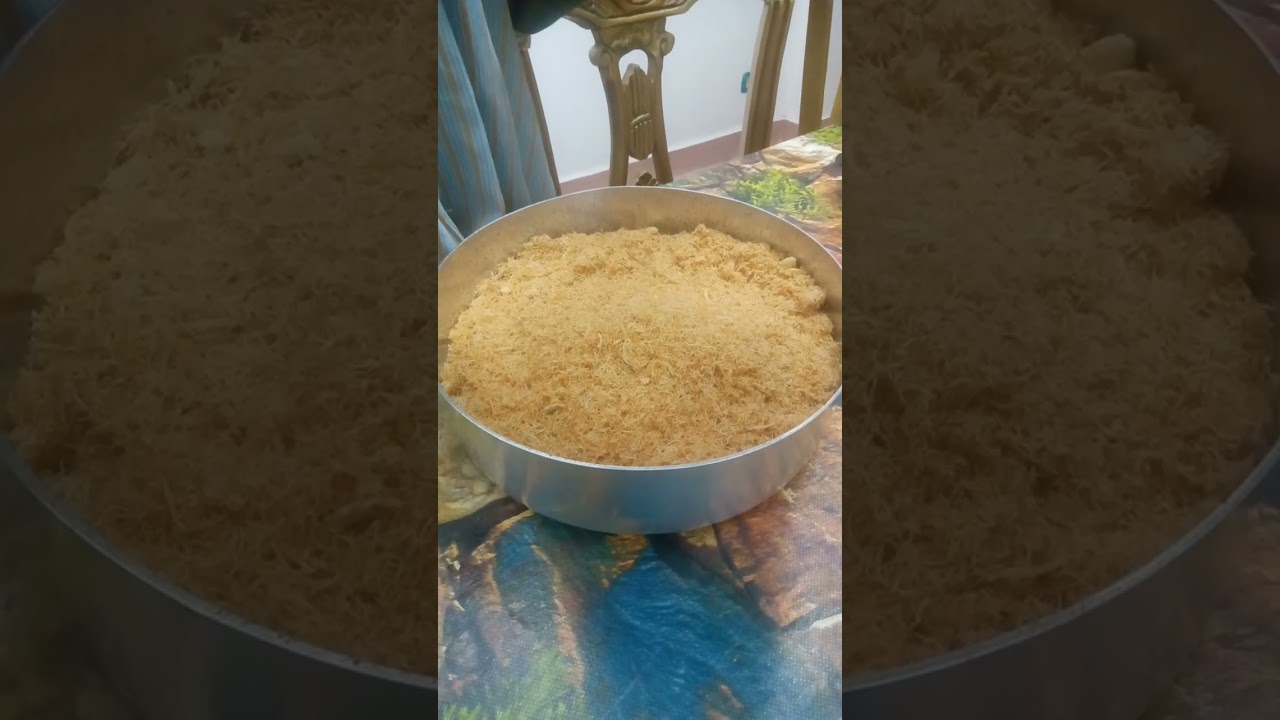 طريقه الكنافه بالمهلبيه صينيه طبقات،🔥💯😋😋👍