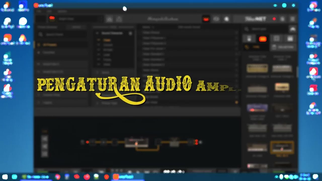 Setting Input Output Efek Gitar AMPLITUBE Agar Keluar Suara