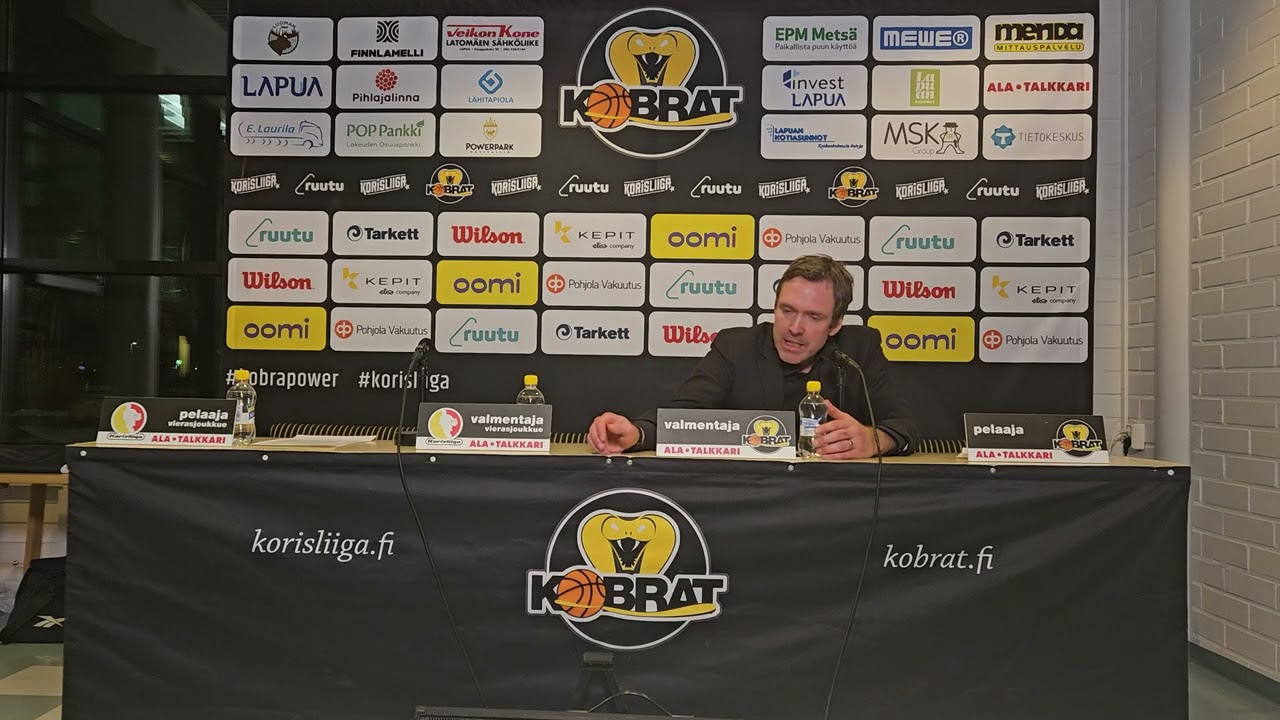 Kobrat - Bisons 7.2.2026 Lehdistötilaisuus