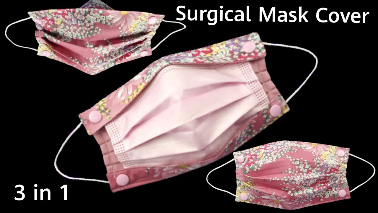 New! 3​in1​ Surgical​ ​Mask​ Cover​|More​ Protection​|DIY​ Surgical​ Mask​Cover​