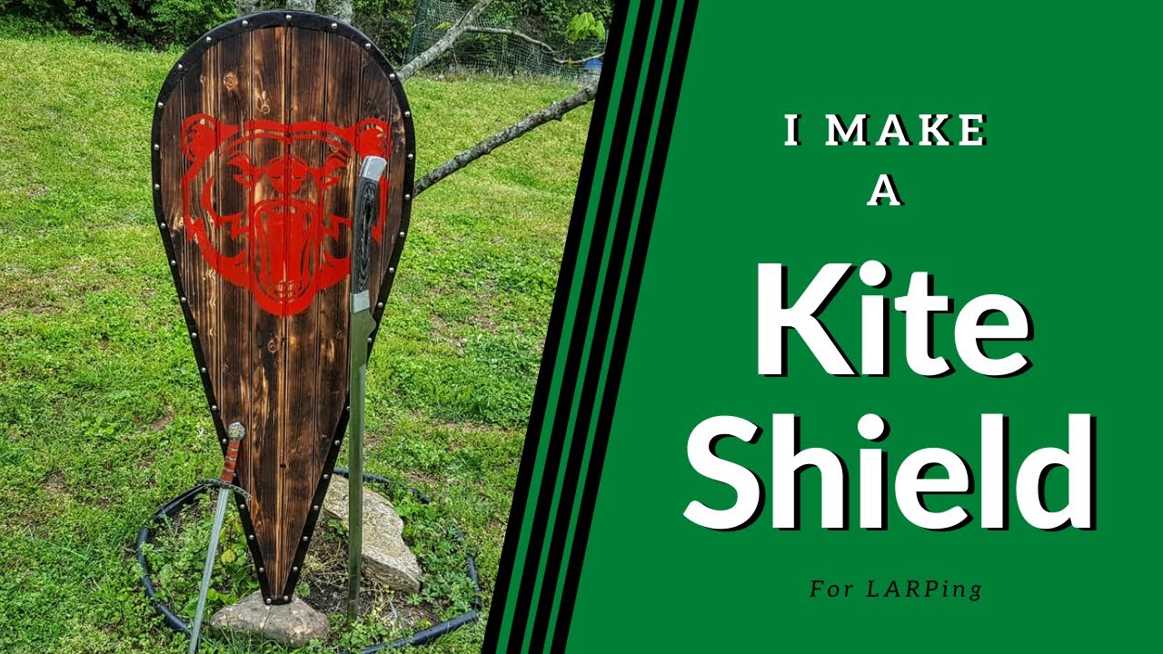 I make a Kite Shield for LARPing