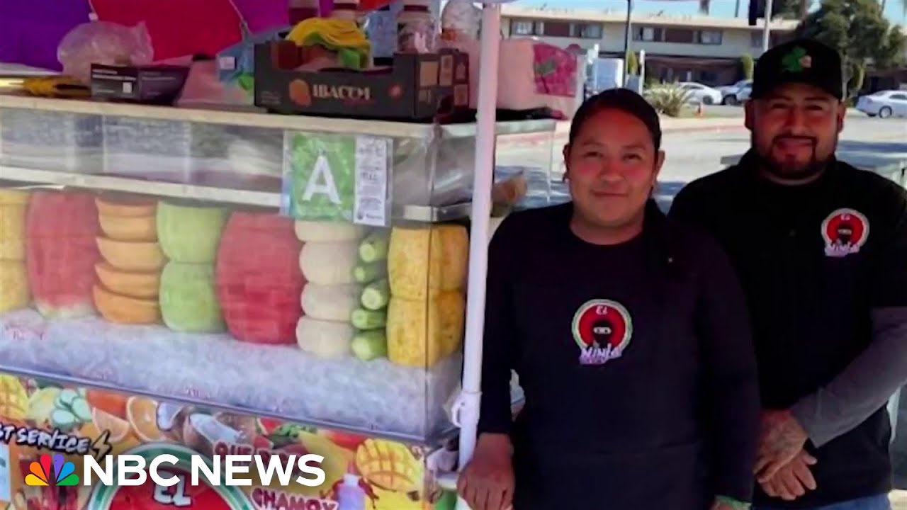 California couple’s fruit stand goes viral on TikTok for impressive cutting skills