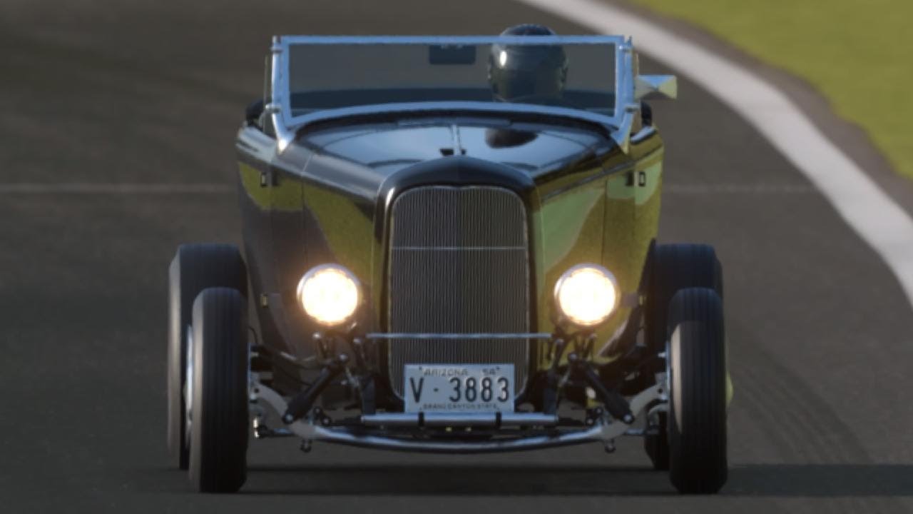 Gran Turismo 7 Replay Art of Cars: Ford Roadster 1954