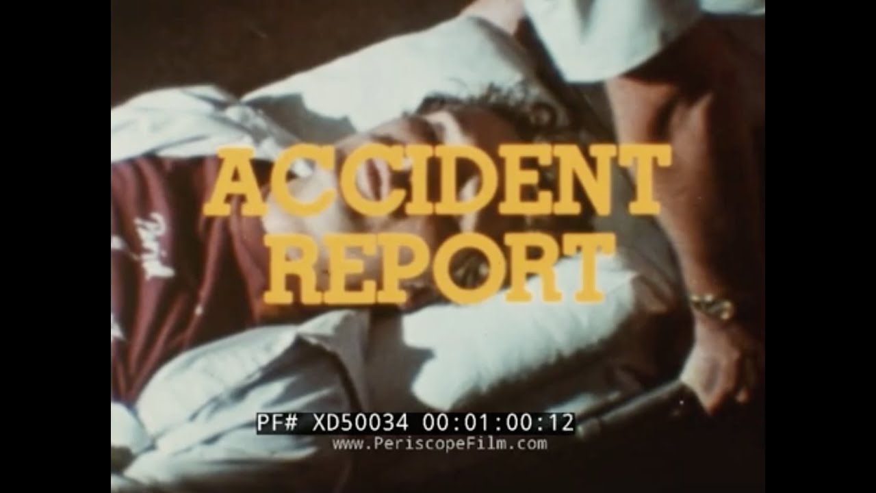 &ldquo;ACCIDENT REPORT&rdquo; 1980s AVOIDING WORKPLACE ACCIDENTS EDUCATIONAL FILM   XD50034