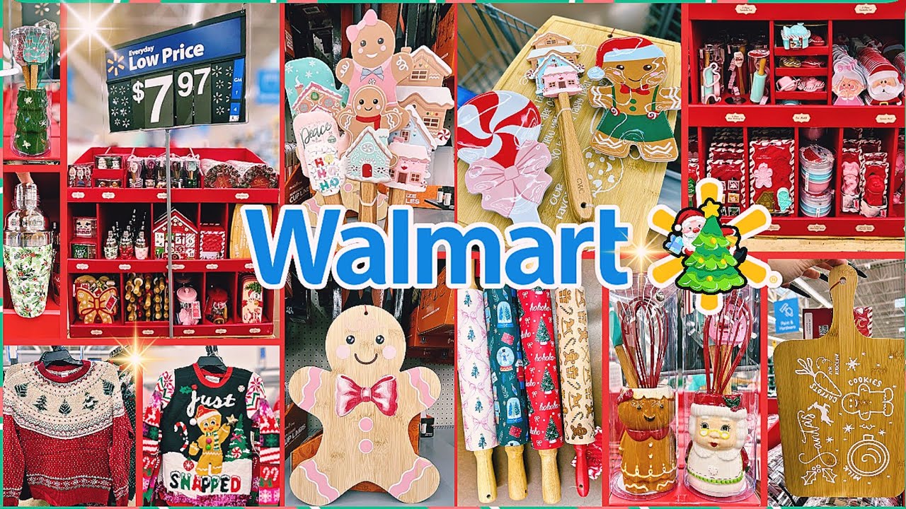 РОЖДЕСТВЕНСКИЙ ДЕКОР от Walmart, ОТ КОТОРОГО ВСЕ В ВОСТОРГЕ! 🎄 Покупайте со мной!