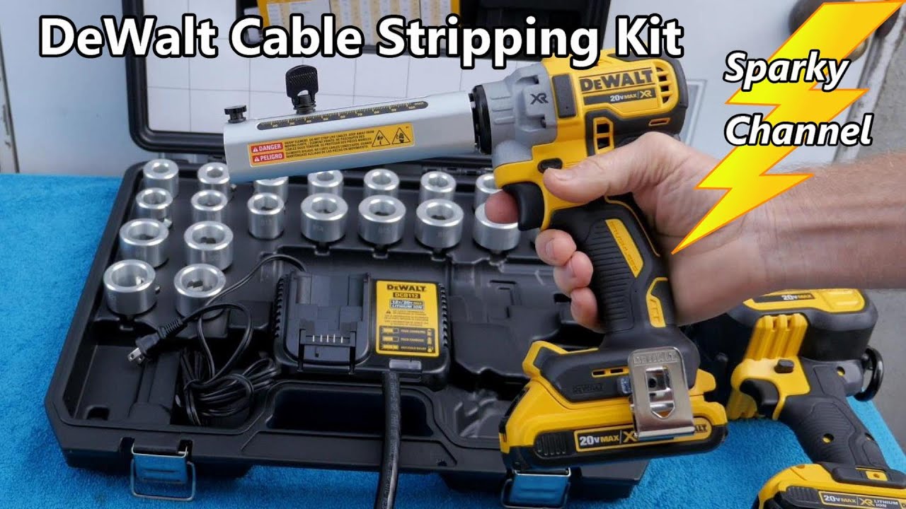 DEWALT DCE151TD1 20V MAX XR Cordless Cable Stripper Kit Review