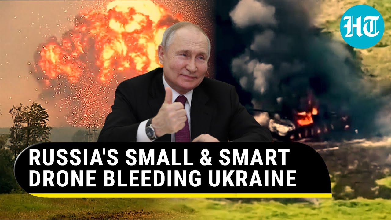 Russia Bombed 'Mighty' Leopards Using This Weapon | All About Putin’s 'Game-Changer' Drone