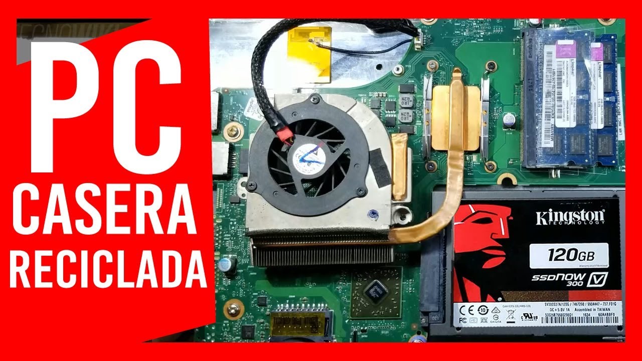 ✔️Me HICE UNA PC CASERA de CHATARRA 💻🖥computadora casera