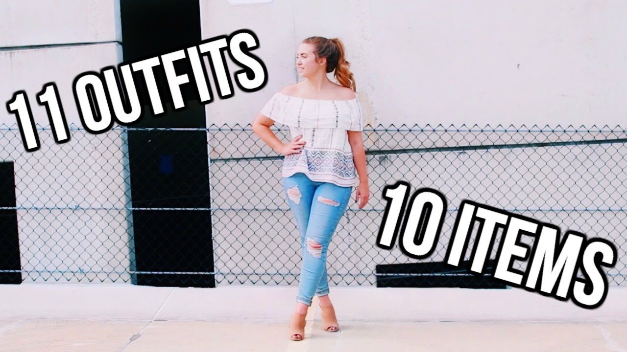 11 OUTFITS FROM 10 ITEMS | Summer Capsule Wardrobe