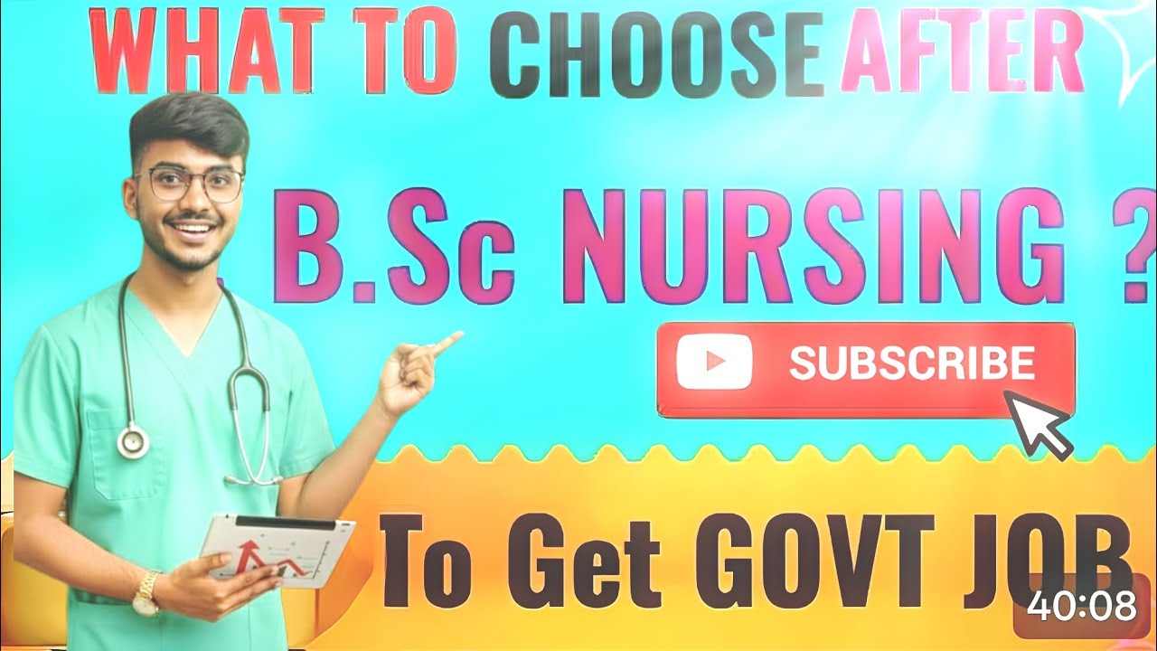 What to Choose After B.Sc Nursing? | Govt Job Options Explained | Kannada + English