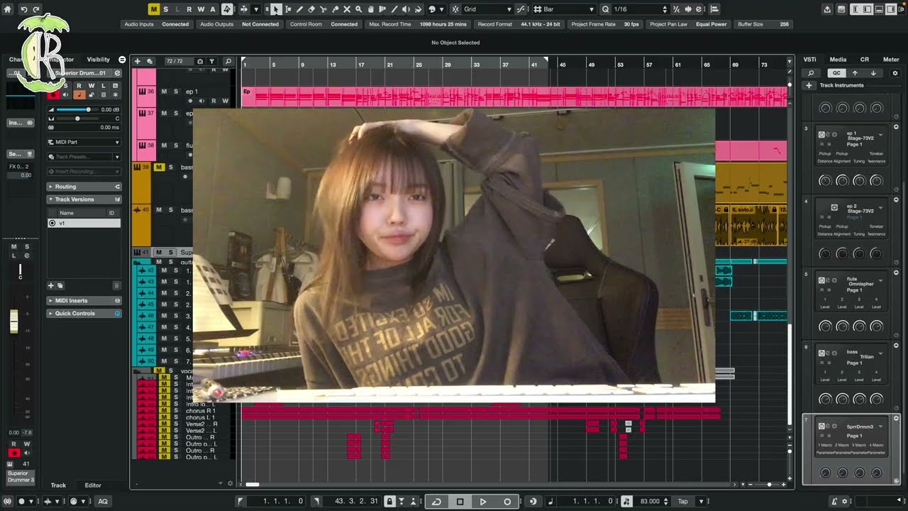 (Cubase Session) 큐베이스 열어보자 : I don’t care I like u
