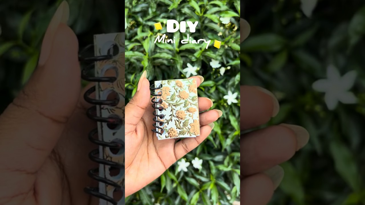 Diy mini diary💌😍#shorts #viralvideo #handmade #diy #craft #trending #weddingcards #diary