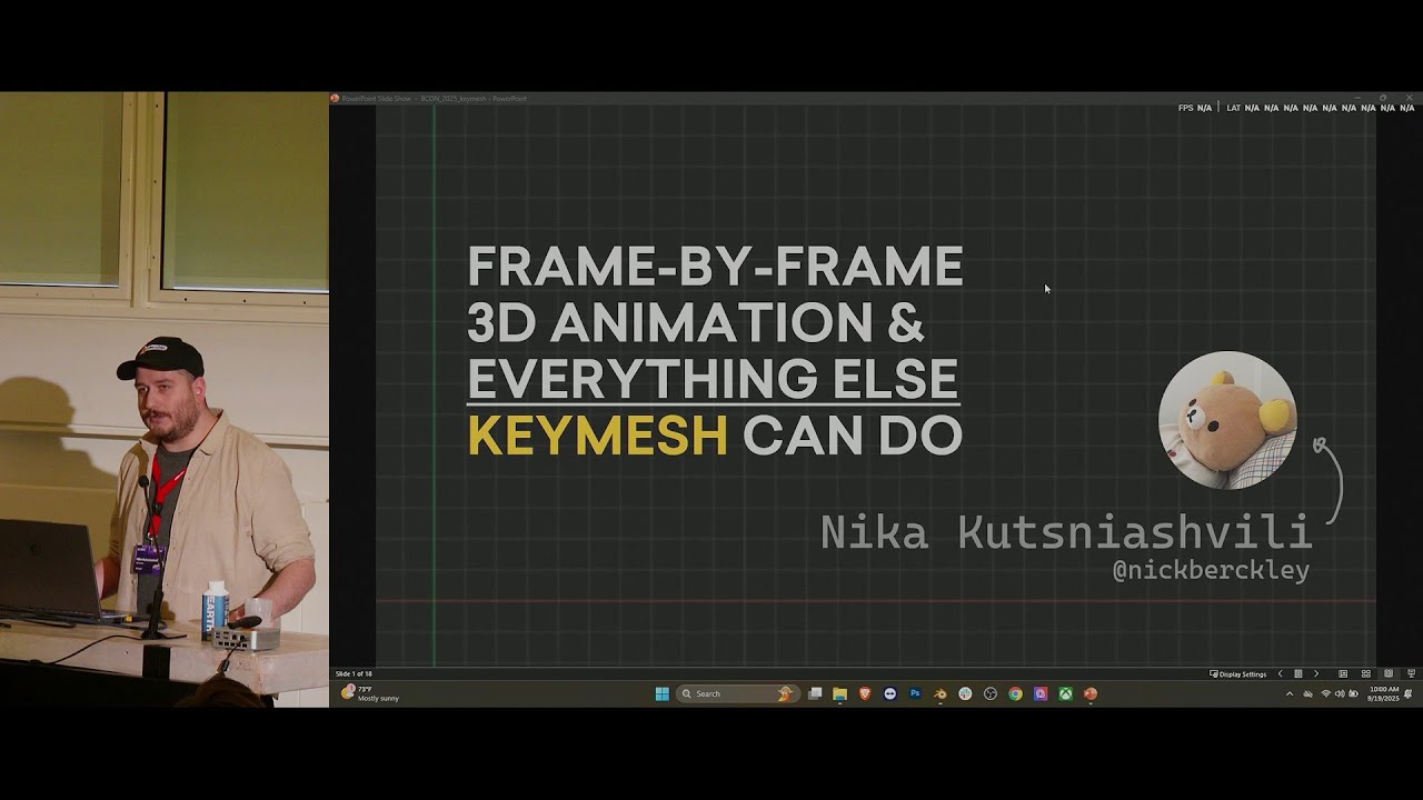 Frame-by-frame 3D Animation & Everything Else Keymesh Can Do — Blender Conference 2025