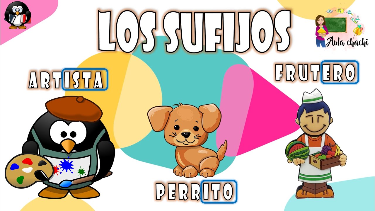 Los Sufijos | Aula chachi - Vídeos educativos para niños
