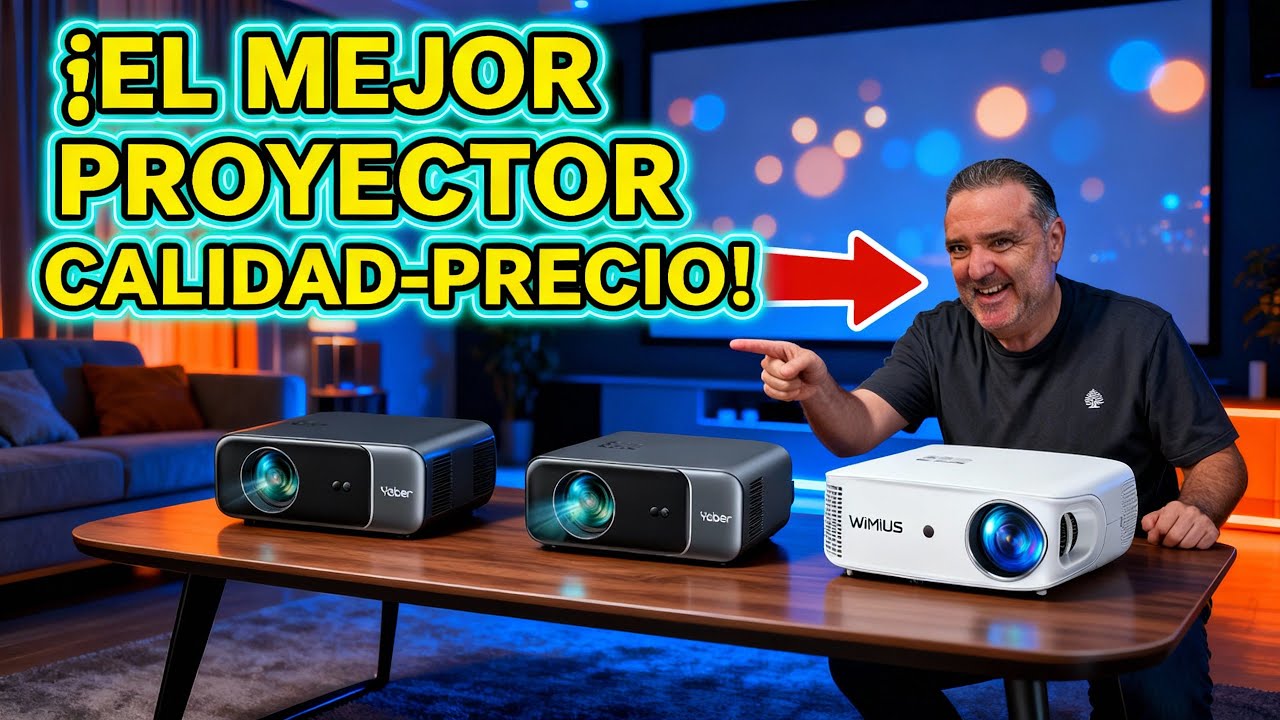 Los 3 proyectores m&aacute;s vendidos de Amazon en 2025 🔥 | El que me qued&eacute; te sorprender&aacute; 🎬