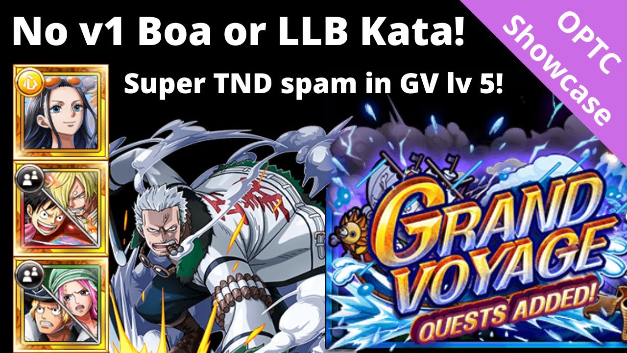 Big breakthrough for GV Smoker 1 lv 5! Constant Super TND proc! OPTC Grand Voyage 大航海ローグタウンvsスモーカー