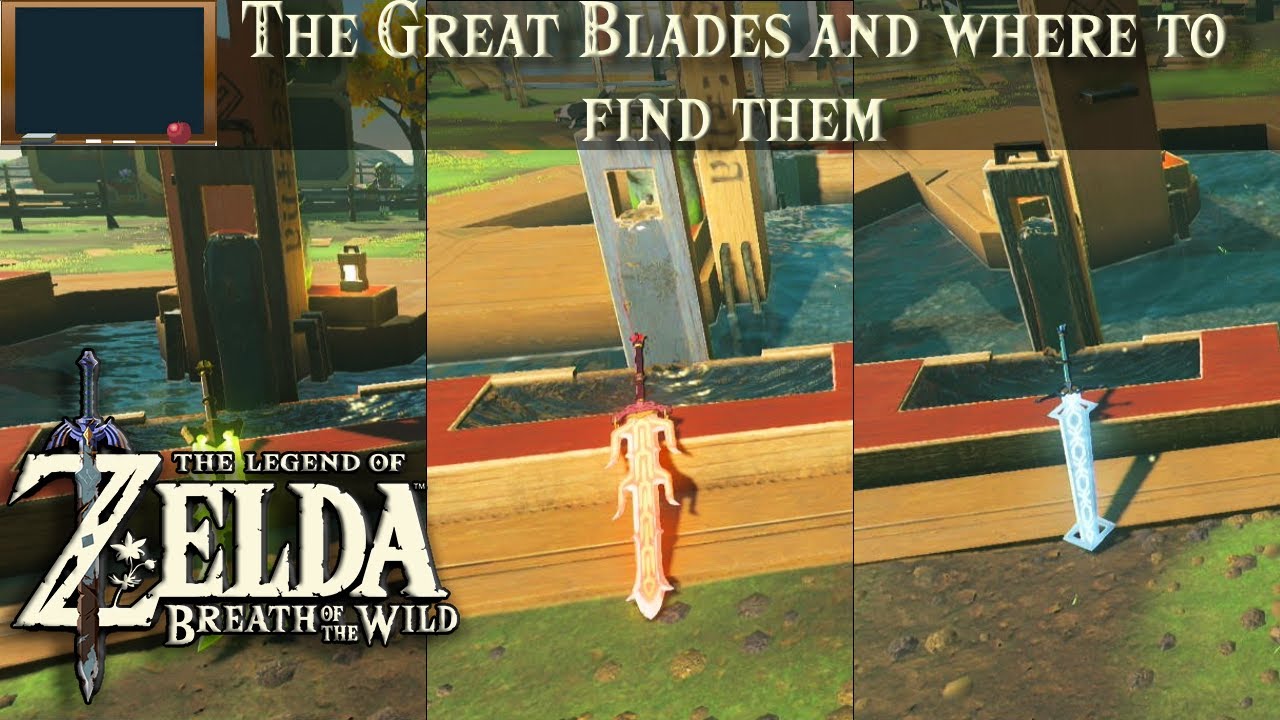 Great Elemental Weapons Locations | The Legend of Zelda, BOTW Tutorial