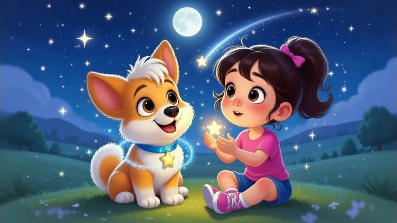 Girl & Magic Doggy Save a Little ⭐ ⭐| Kids Fantasy Story ❣️