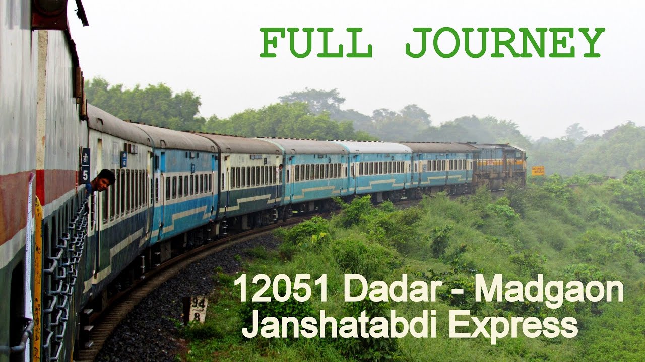 12051 MADGAON JANSHATABDI EXPRESS | MUMBAI to RATNAGIRI - Full Journey (Part -I ) !!