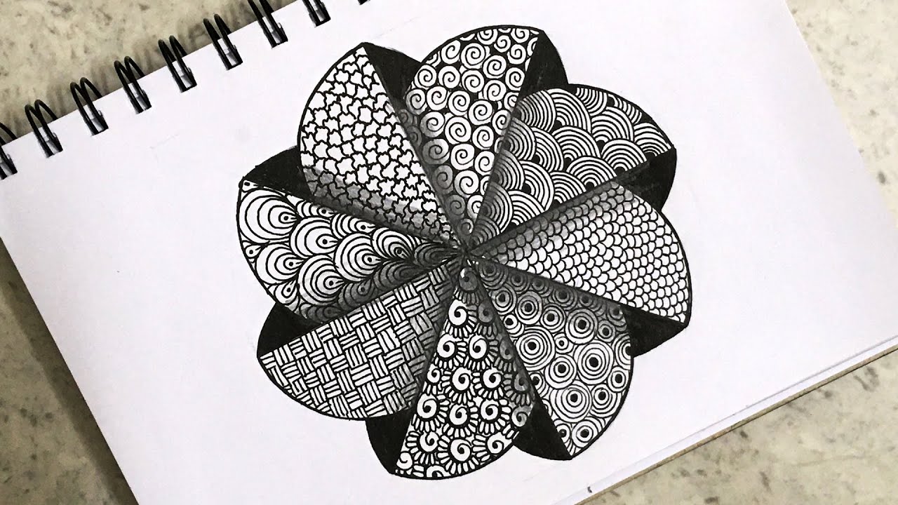 3D Geometrical Circles Mandala Pattern Art | Geometric Shapes Mandala Drawing