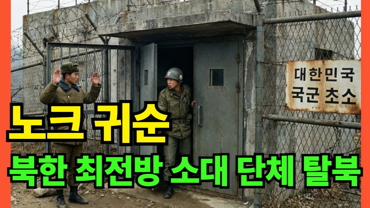 최전방 북한 군인들의 단체 탈북. 탈북할 수 밖에 없었던 이유. 노크귀순