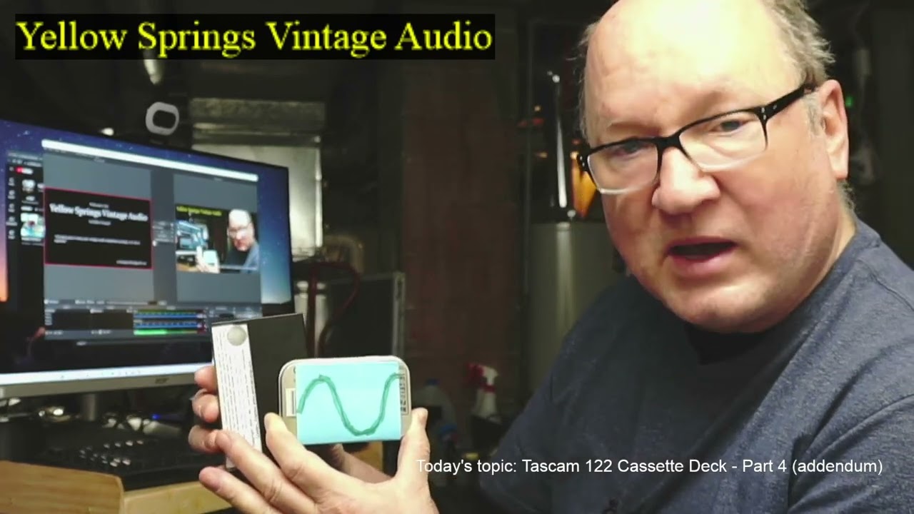 Tascam 122  -  Part 4 Addendum (Head Alignment Explained) Note: Watch this AFTER Part 4 (redo)