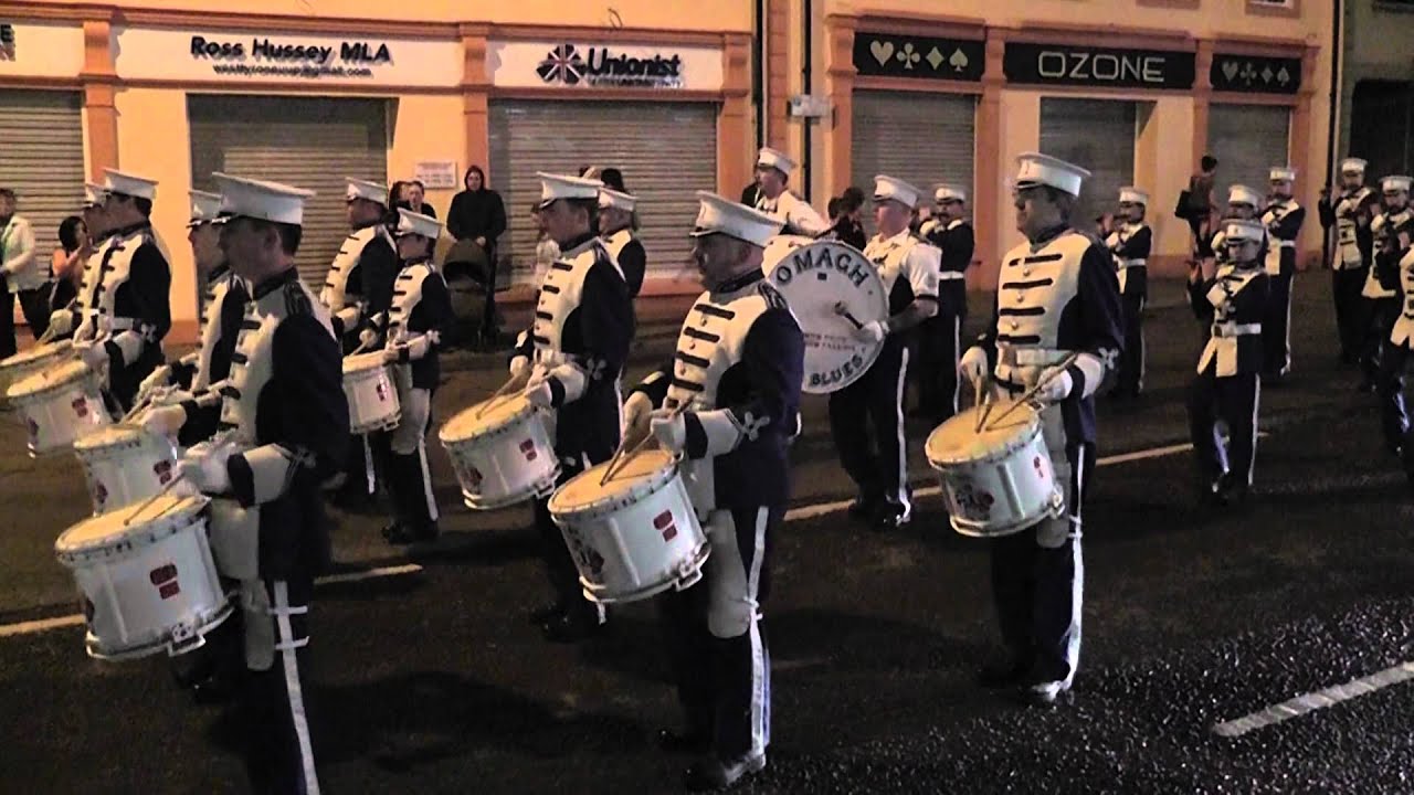 Omagh True Blues Flute Band End Their Parade 2012