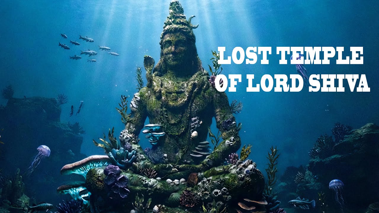 4k Old  Lord Shiva Temple | Recovered from ocean with huge air bags #fantasy  #shortvideo #shiva