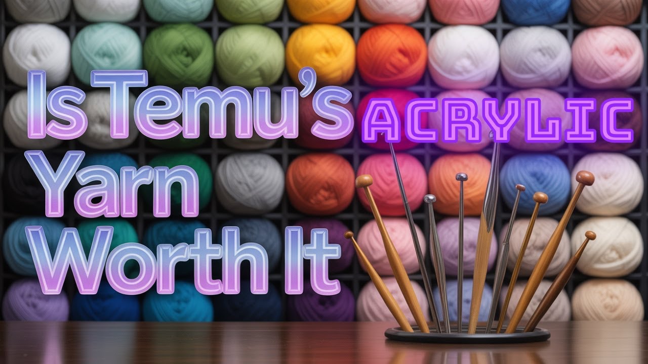 Should you buy acrylic yarn from Temu?