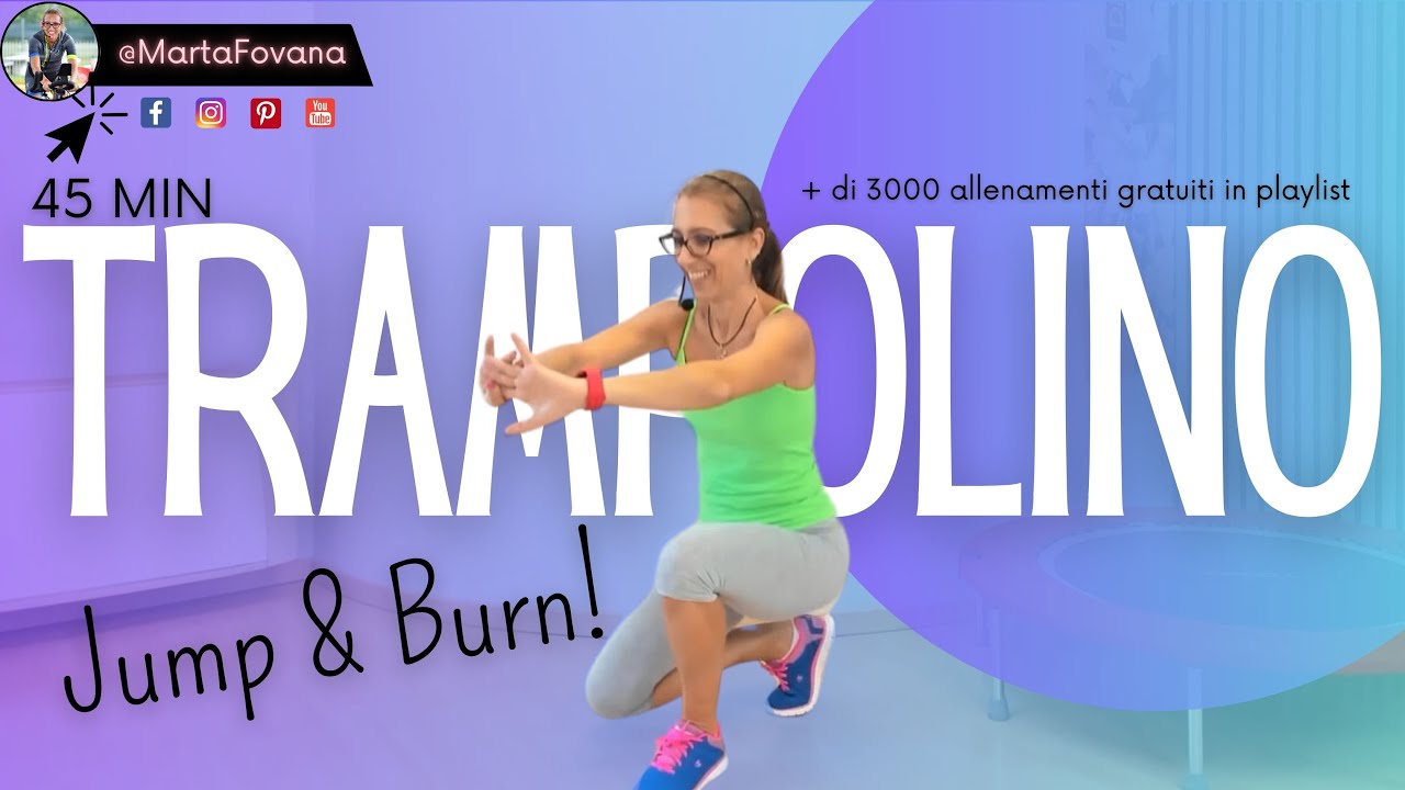 Brucia Calorie & Grassi - Tonifica i Muscoli - Migliora la Circolazione con il Trampolino! 🌟