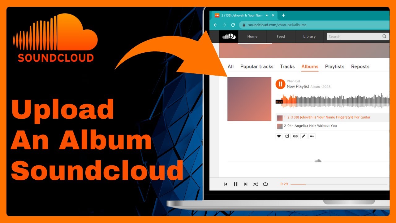 Как загрузить альбом на Soundcloud!