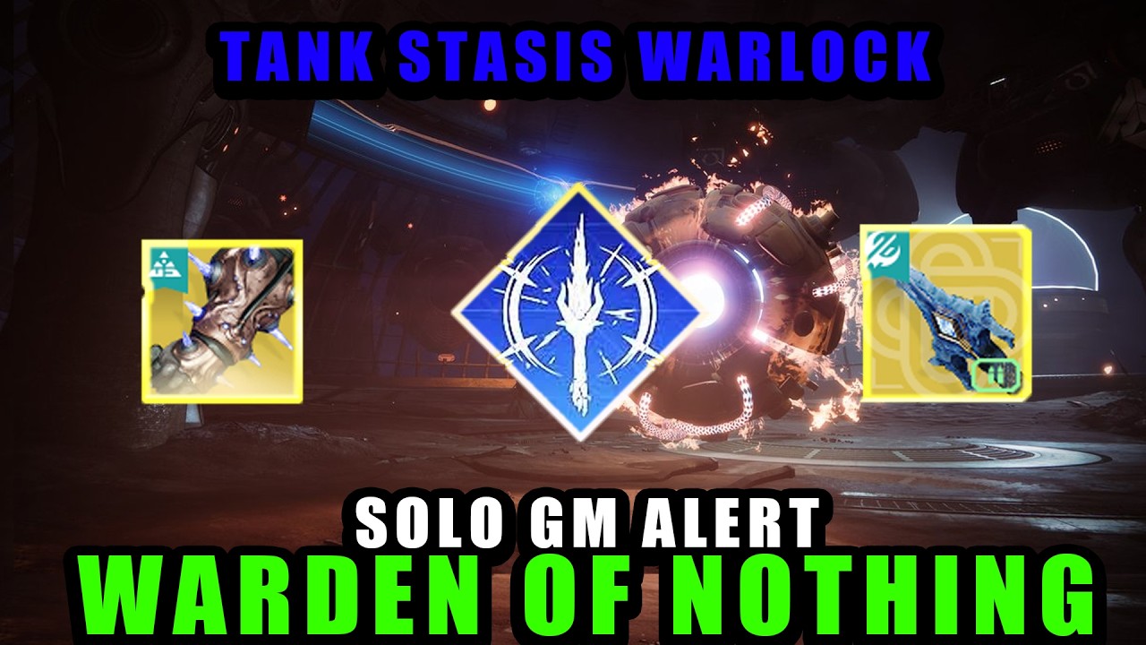 Tank Stasis Warlock Build - Solo Grandmaster Alert Warden Of Nothing [Destiny 2 Renegades]