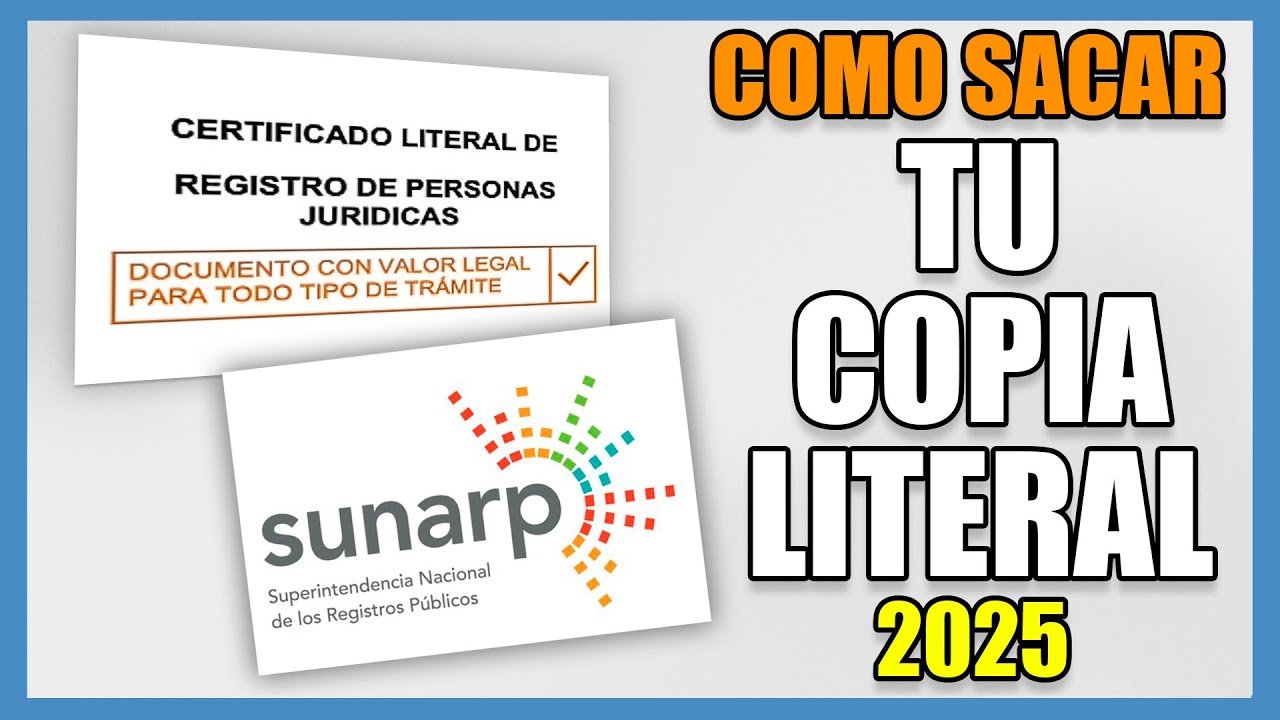 COPIA LITERAL SUNARP EN LINEA