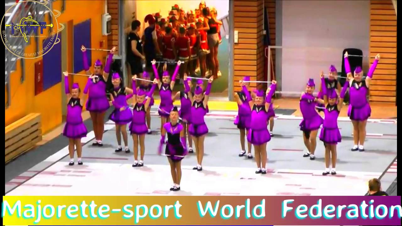 MAJORETTE-SPORT WORLD FEDERATION-Defile BATON Cadets