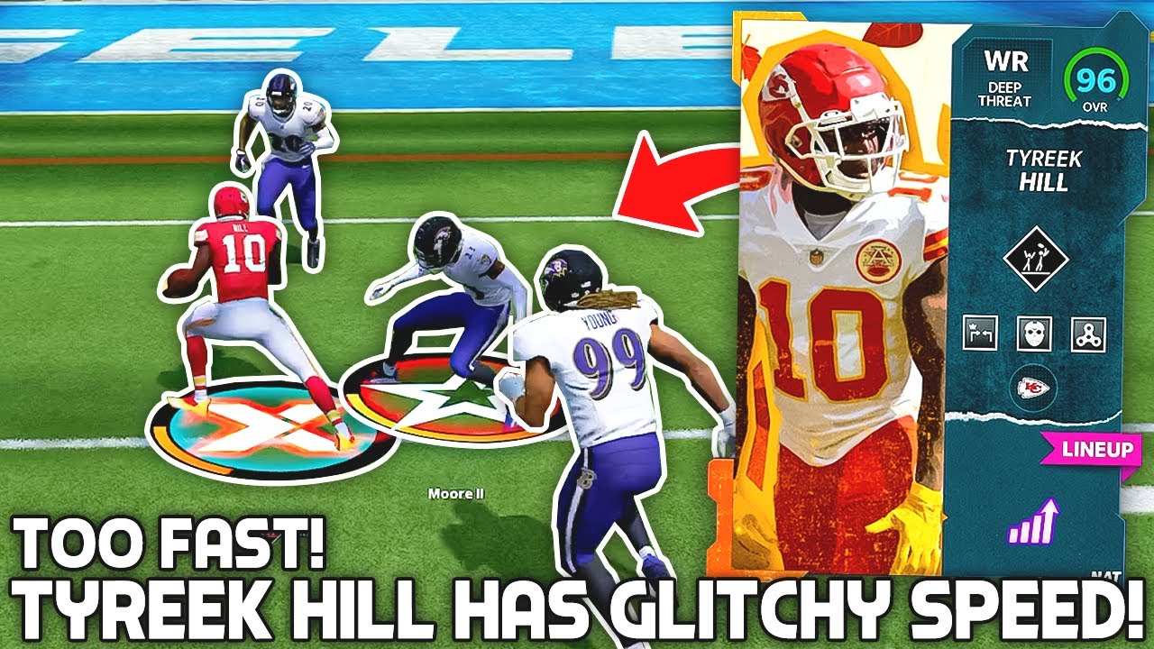 Tyreek Hill Has GLITCHY SPEED! He's too Fast! Madden 22