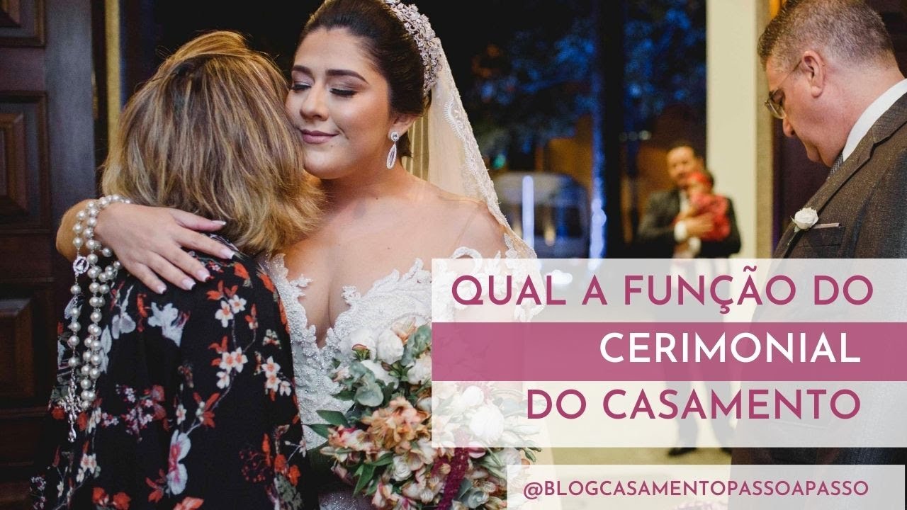 Qual a função do cerimonial de casamento?