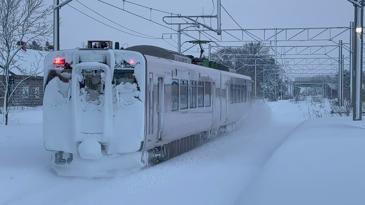 妹背牛駅を発着する旭川行き普通列車2353M、921Ｄ、江部乙駅を発着する滝川行き普通列車922Ｄ［JR北海道/函館本線］ #JR北海道 #函館本線 #普通列車 #737系 #DECMO #Ｈ100