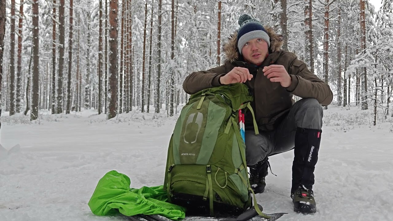 Обзор рюкзака Osprey Atmos AG 65 для горного туризма.