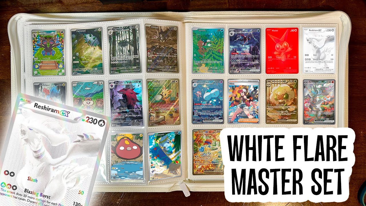 Pokemon White Flare Complete Master Set - 405 Cards + Extras!