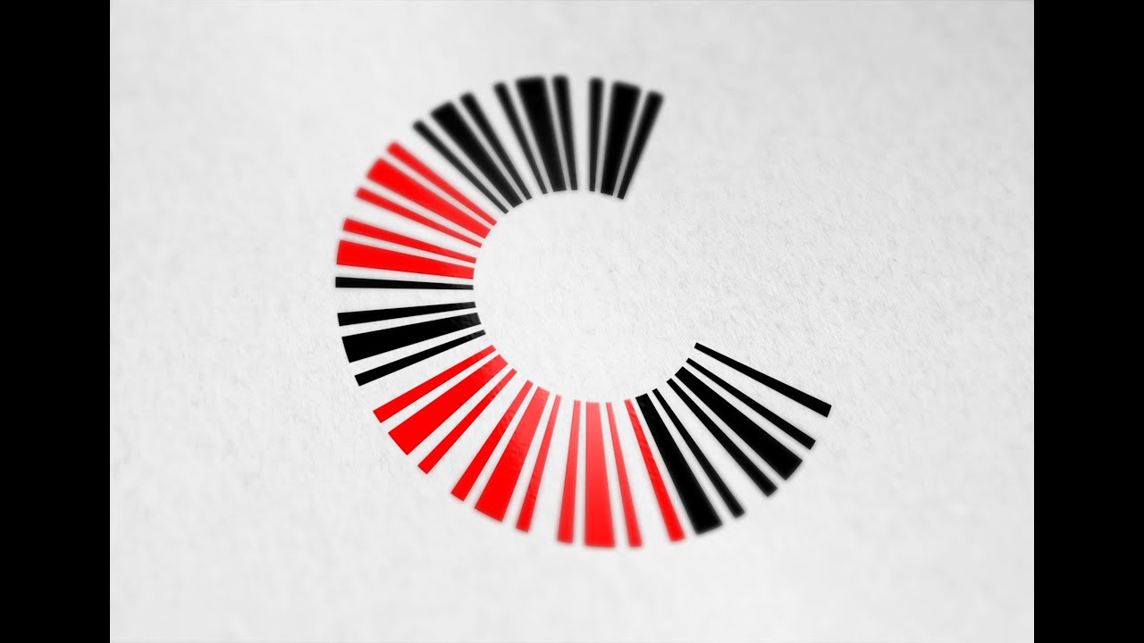 How to create a C shape in illustrator #logodesign