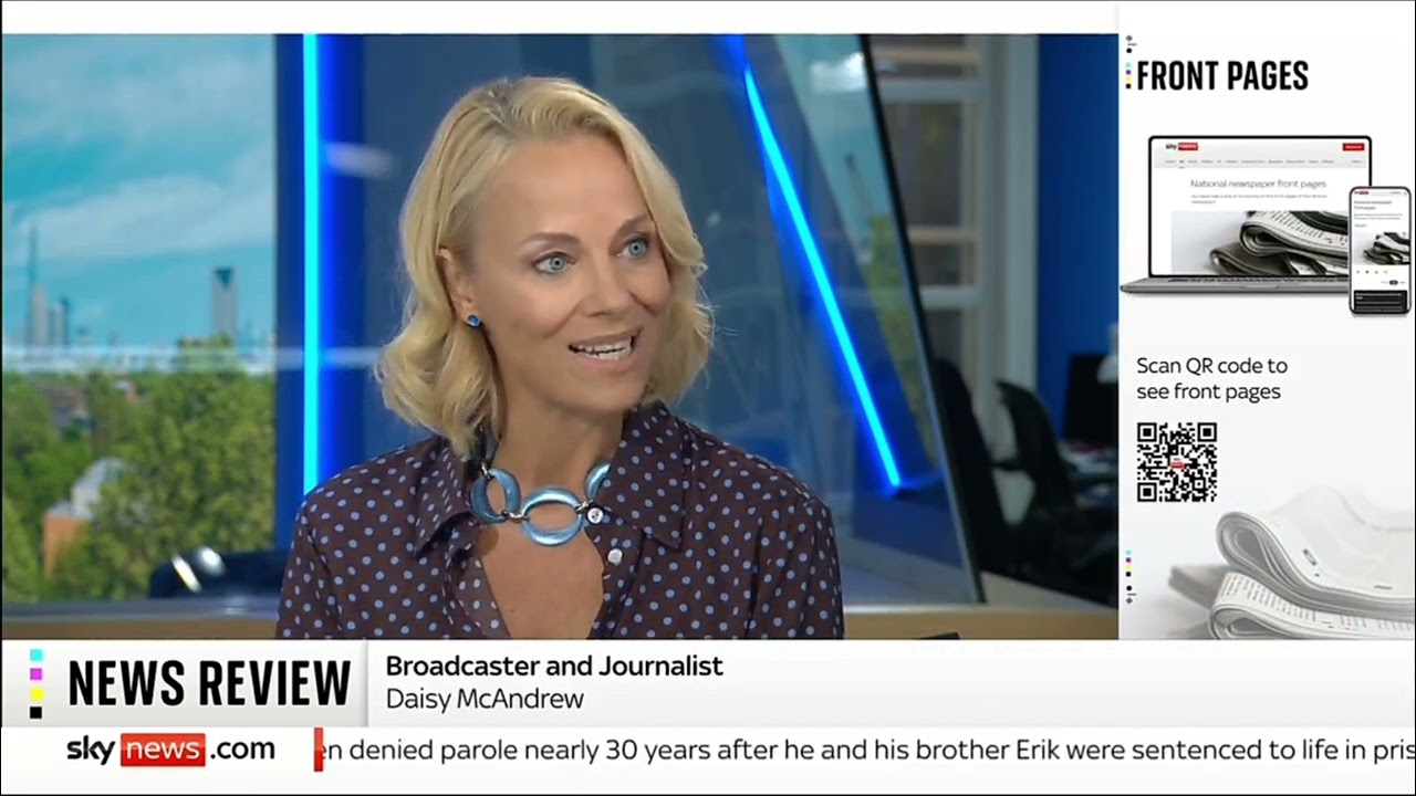 Sky News International: Sky News Weekend Breakfast with Anna Jones: Breakfast Paper Review (III)