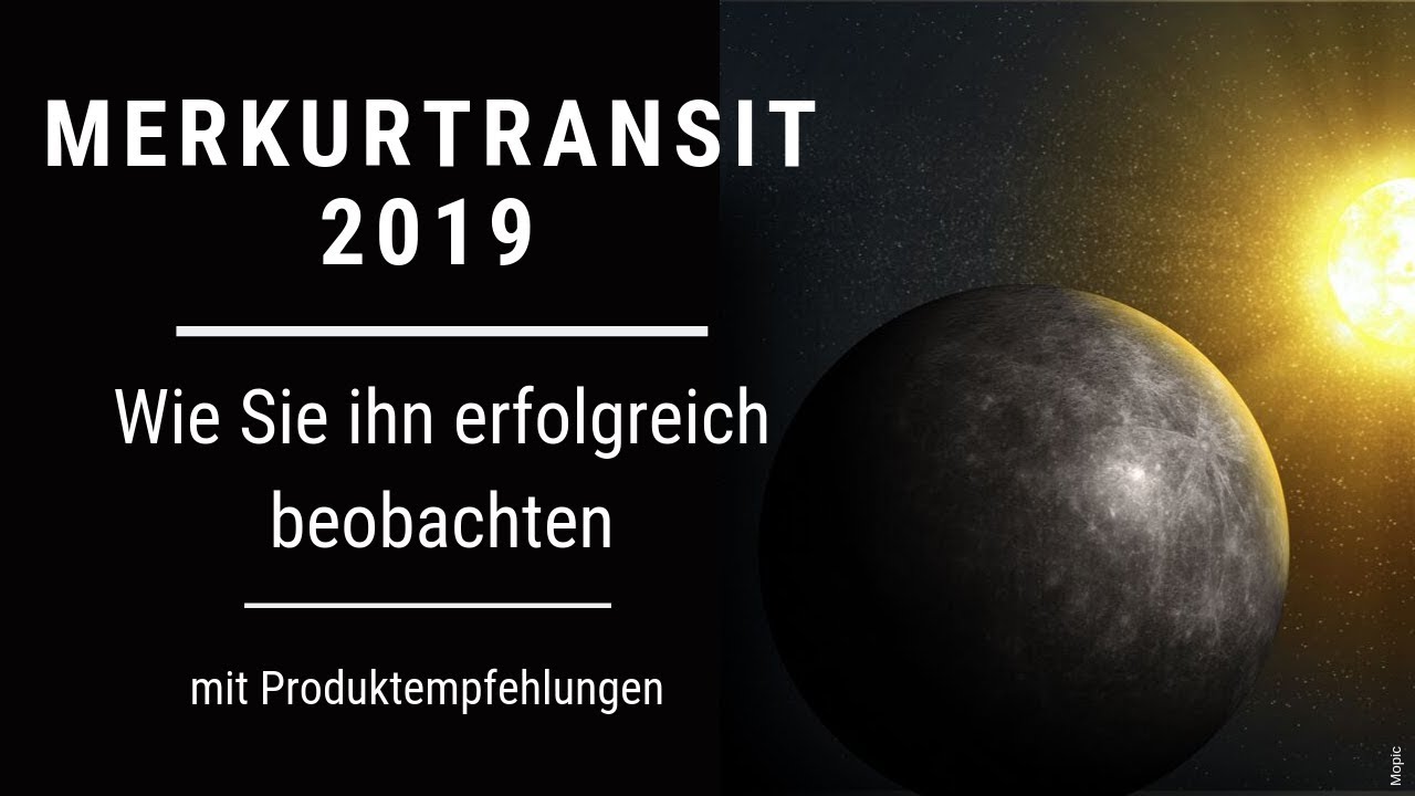 So beobachten Sie den Merkurtransit am 11.11.2019