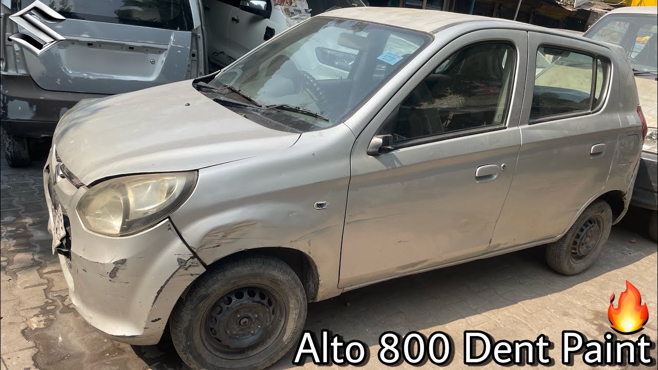 Alto 800 Dent & Repaint full restorations🤯 & Car Accessories