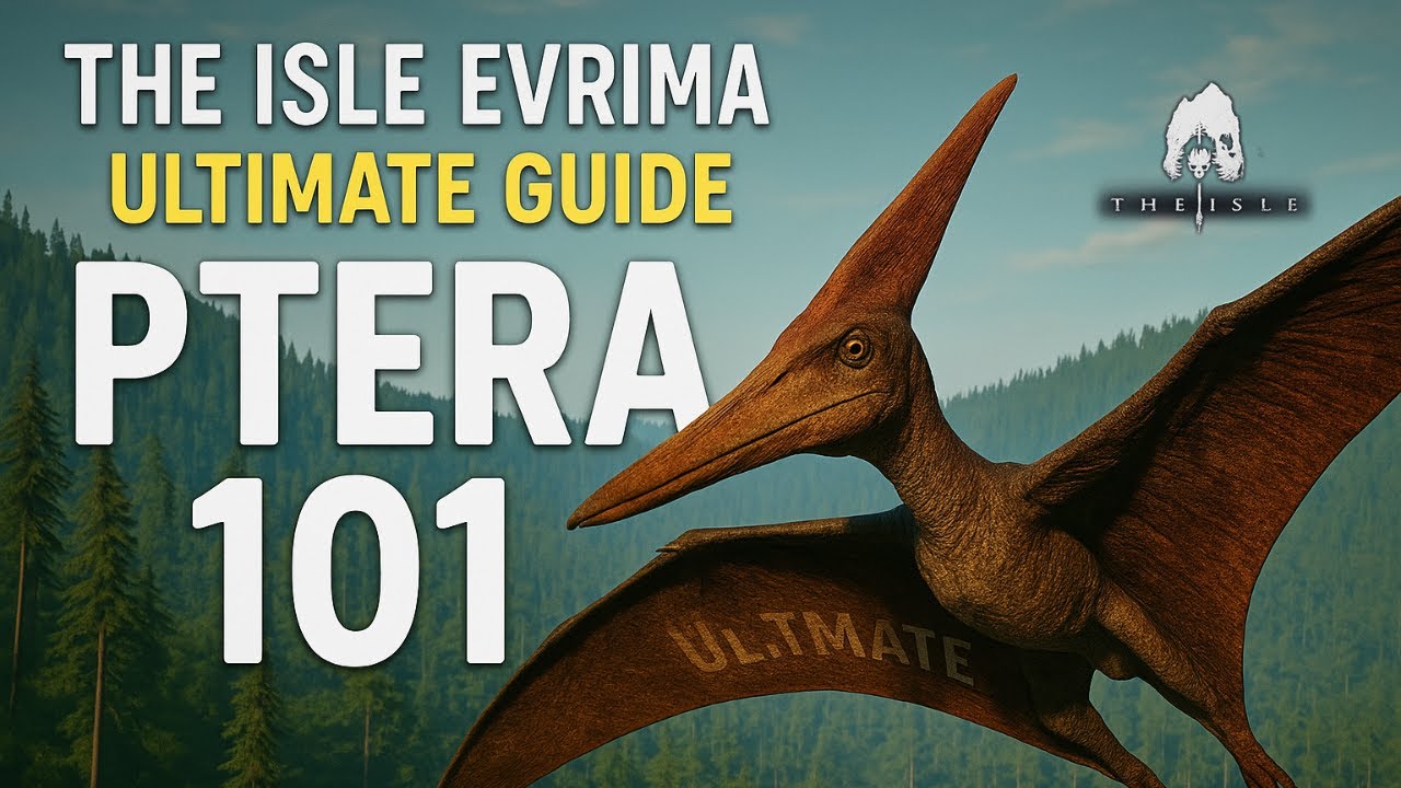 How to Play as Ptera In The Isle: Evrima | GUIDE/TIPS & TRICKS